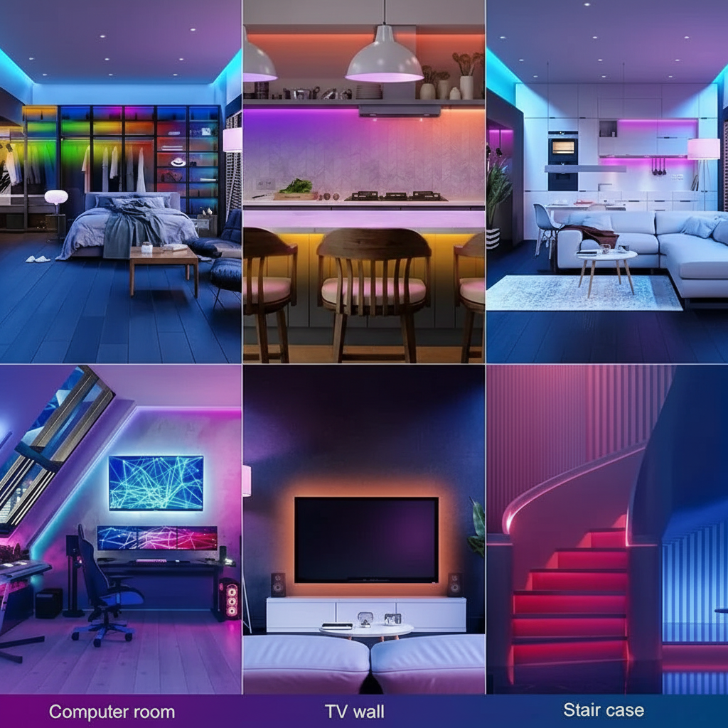 NeonVibes Bluetooth LED Tape Lights